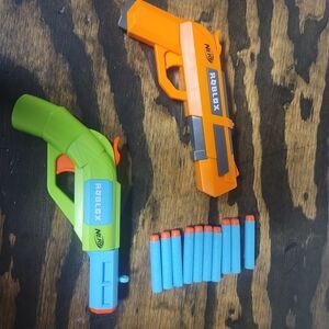 Nerf Roblox Blaster Duo - Bright Orange and Lime Green